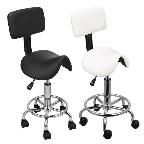 Adjustable saddle swivel salon - adjustable,