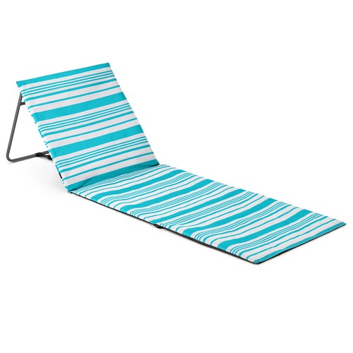 Beach mat with adjustable - mat,